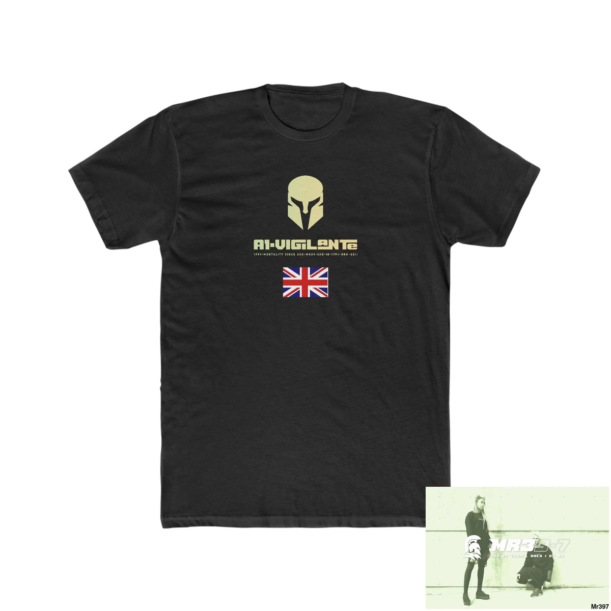 A1-Vigiante Sparta undercover SAS assassination Men’s Cotton Crew Tee Solid Black / XS T-Shirt