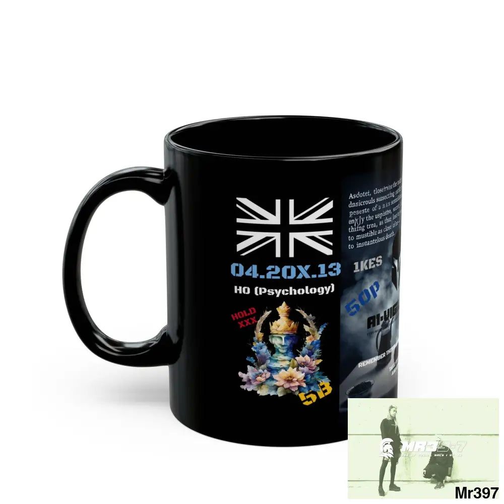 A1-Vigilante 11oz Tactical GB / Black Mug Mental Health VAR / My Life My Deaths Their Plans Failed Couldn’t kill flies