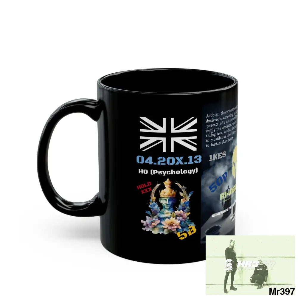 A1-Vigilante 11oz Tactical GB / Black Mug Mental Health VAR / My Life My Deaths Their Plans Failed Couldn’t kill flies
