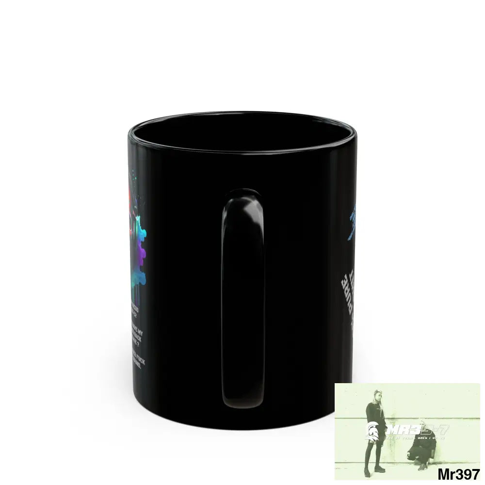 A1• Vigilante 11oz Tactical GB / Wales Black Mug Mental Health VAR / My Life My Deaths Their Plans Failed Couldn’t kill