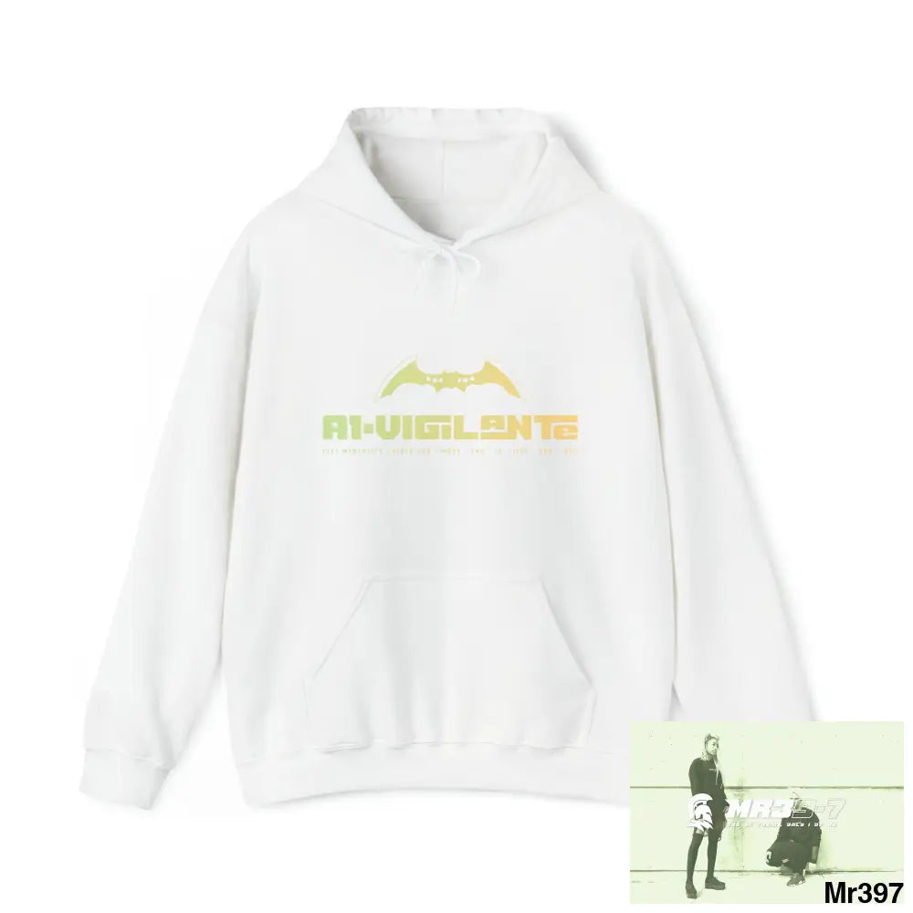 A1-Vigilante 2001-23 My Planned Death Barmouth X Thailand Heavy Blend™ Hooded Sweatshirt White / S Hoodie