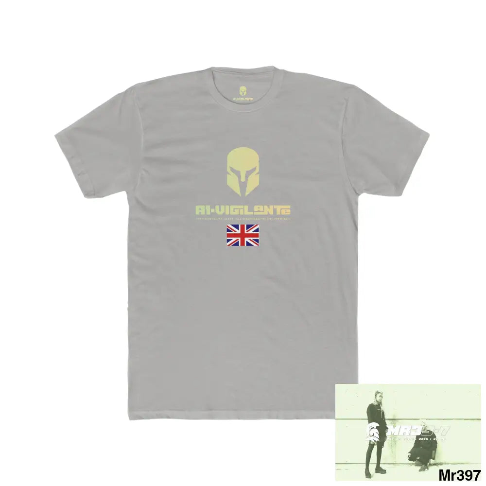 A1- Vigilante 2015 Kenya in blind Spy issues & sheets Men’s Cotton Crew Tee Solid Light Grey / S T-Shirt