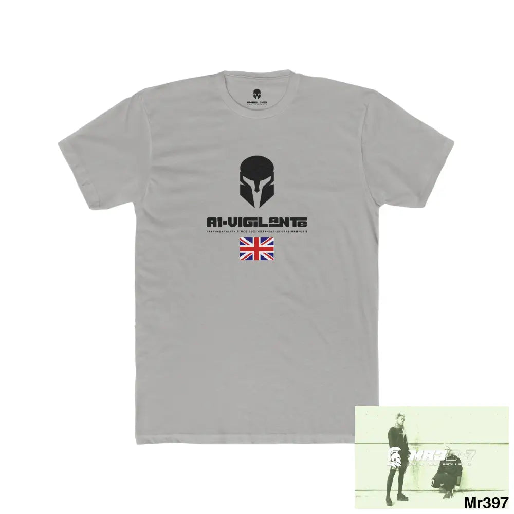 A1- Vigilante 2015 Kenya in Blind Spy issues & sheets Men’s Cotton Crew Tee Solid Light Grey / S T-Shirt