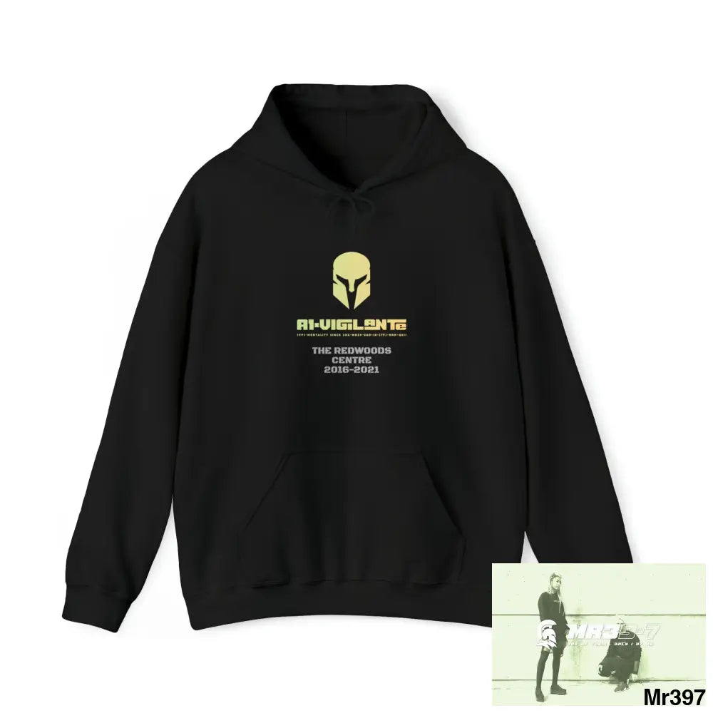 A1-Vigilante 2016-21 A1-School I7.5 One flew over the Redwoods Centre Heavy Blend™ Hooded Sweatshirt Black / S Hoodie