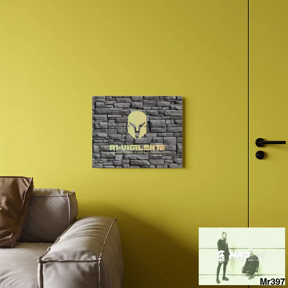 A1-Vigilante 3D Dark Black Brick Wall 32k Ultrarealistic High quality Acrylic Wall Art Panels Home Decor