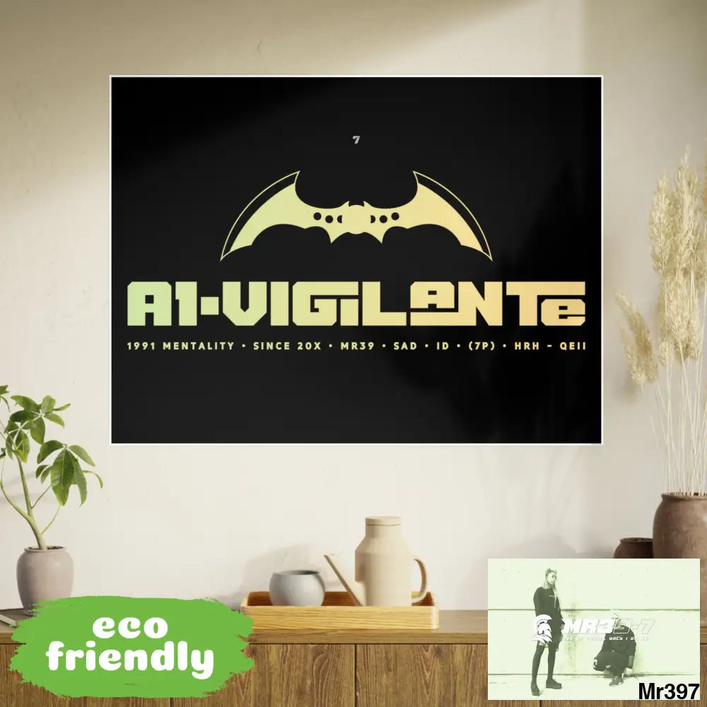 A1-Vigilante 7 Photo Art Paper Posters 48’’ x 36’’ (Horizontal) / Satin Poster