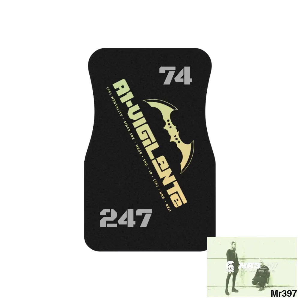 A1-Vigilante 74 Always ready 24/7 Car Mats (2x Front) 2x Front mats Accessories