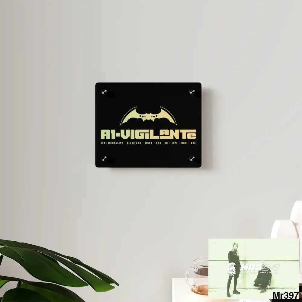 A1-Vigilante Acrylic Wall Art Panels Home Decor