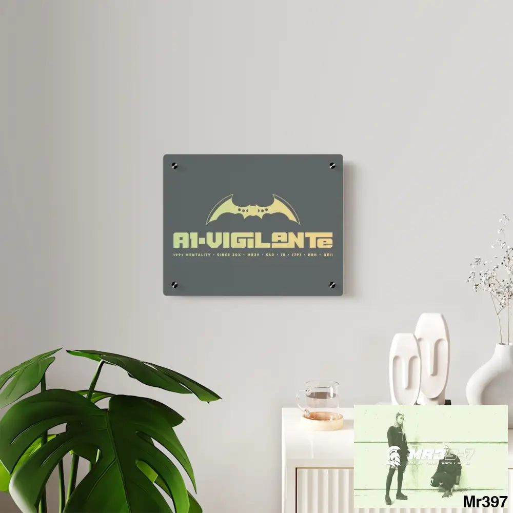 A1-Vigilante Acrylic Wall Art Panels Home Decor