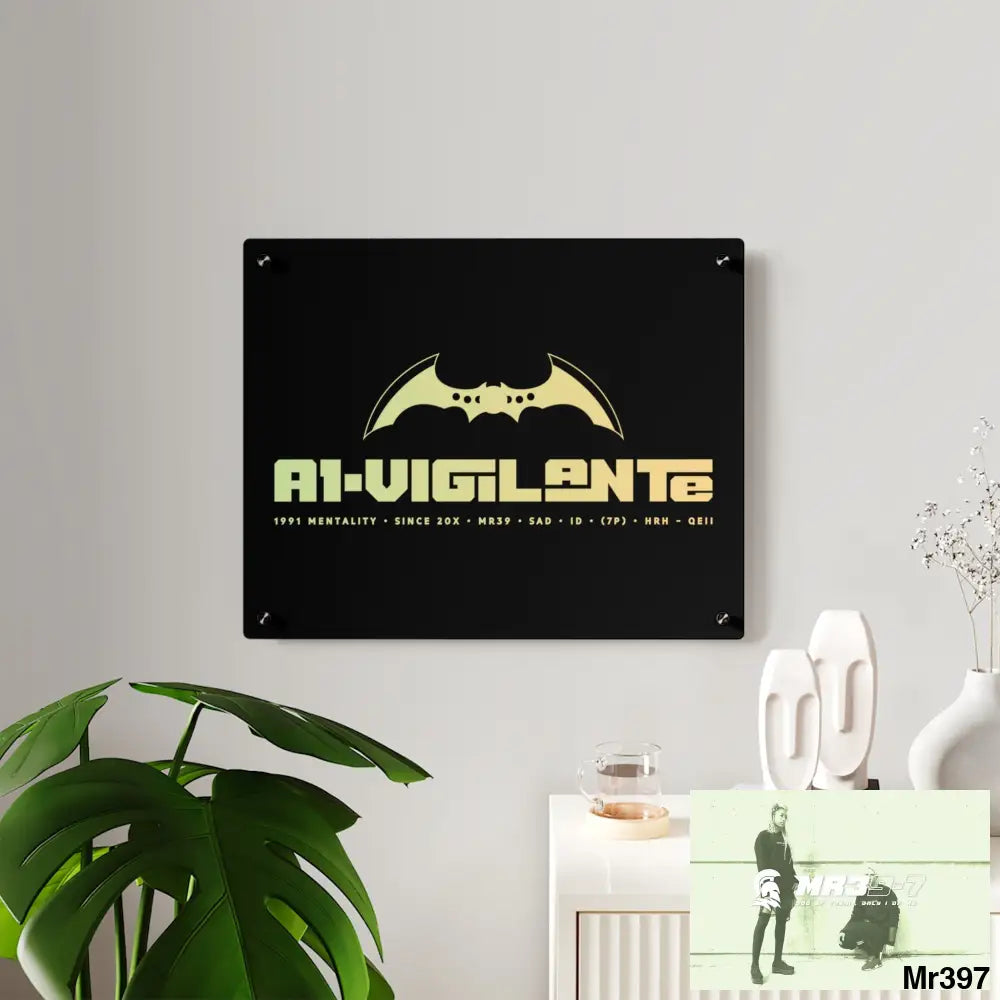 A1-Vigilante Acrylic Wall Art Panels Home Decor