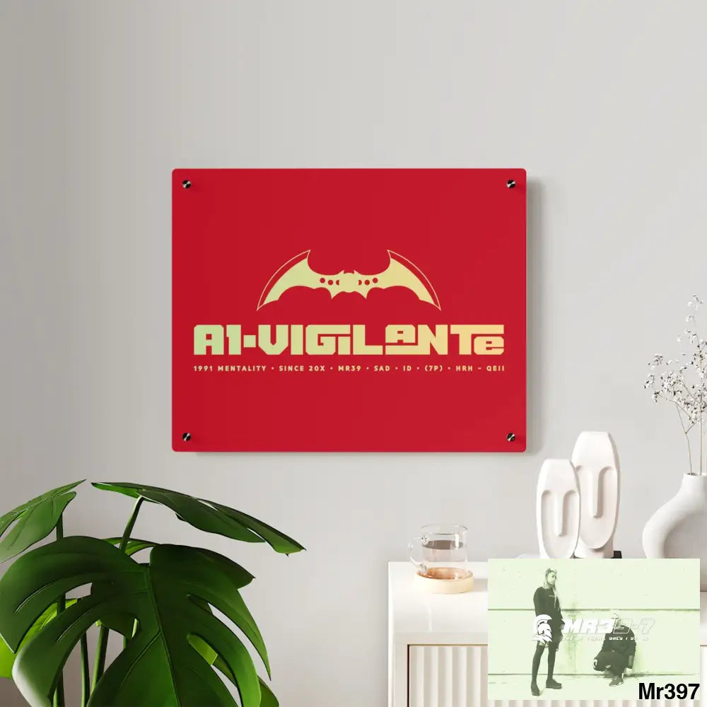 A1-Vigilante Acrylic Wall Art Panels Home Decor