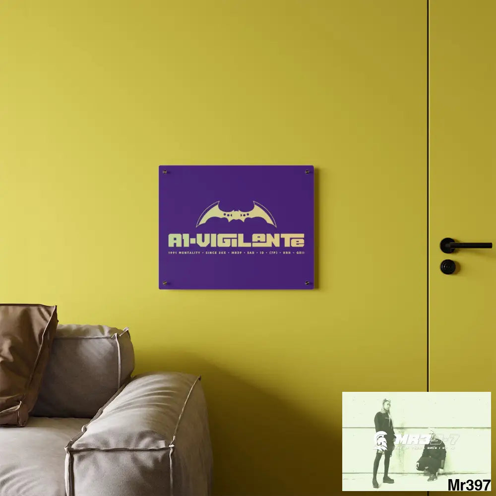 A1-Vigilante Acrylic Wall Art Panels Home Decor