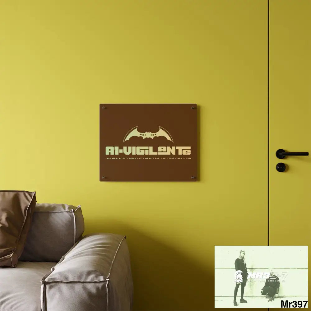 A1-Vigilante Acrylic Wall Art Panels Home Decor