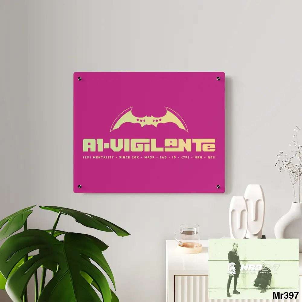 A1-Vigilante Acrylic Wall Art Panels Home Decor