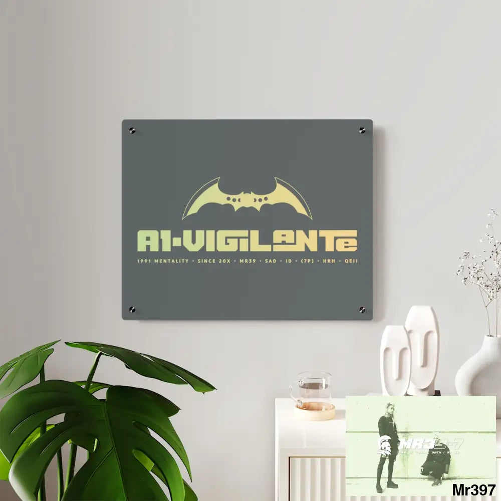 A1-Vigilante Acrylic Wall Art Panels Home Decor
