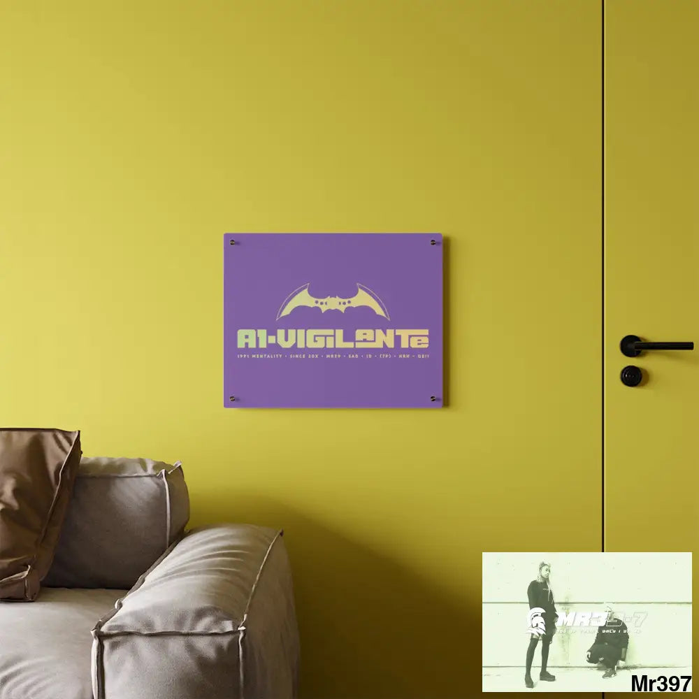A1-Vigilante Acrylic Wall Art Panels Home Decor