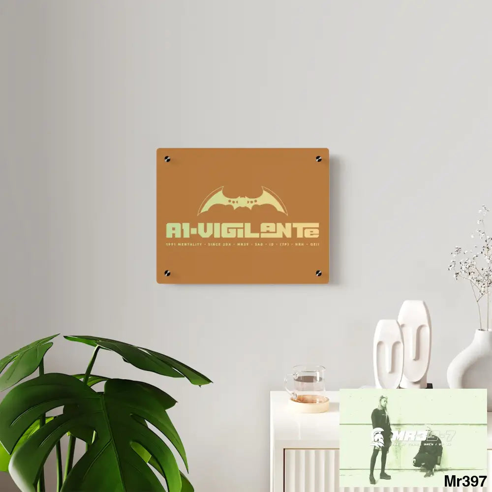 A1-Vigilante Acrylic Wall Art Panels Home Decor