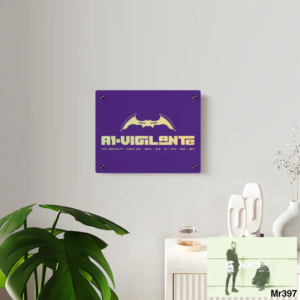A1-Vigilante Acrylic Wall Art Panels Home Decor