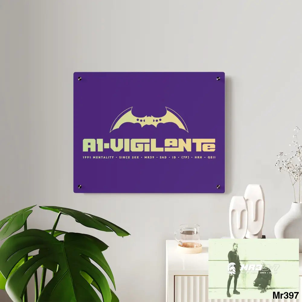 A1-Vigilante Acrylic Wall Art Panels Home Decor