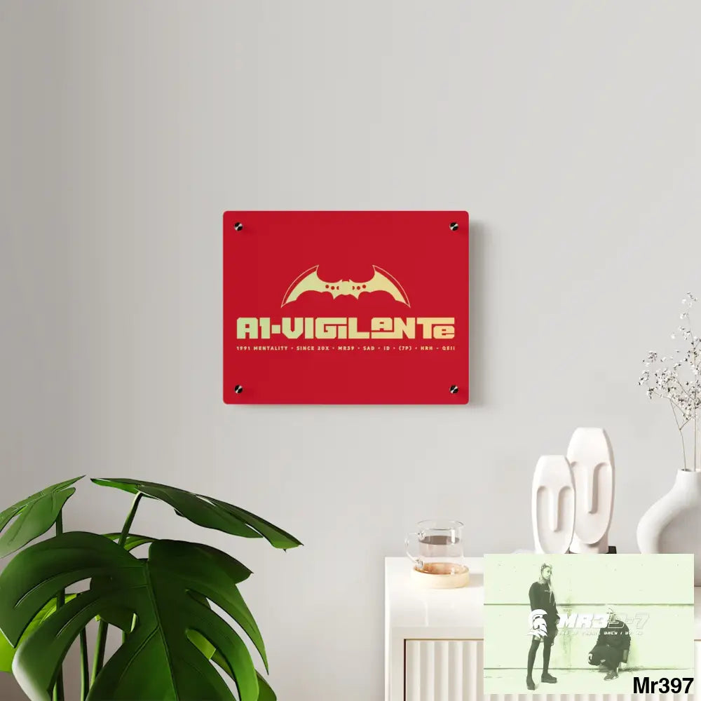 A1-Vigilante Acrylic Wall Art Panels Home Decor