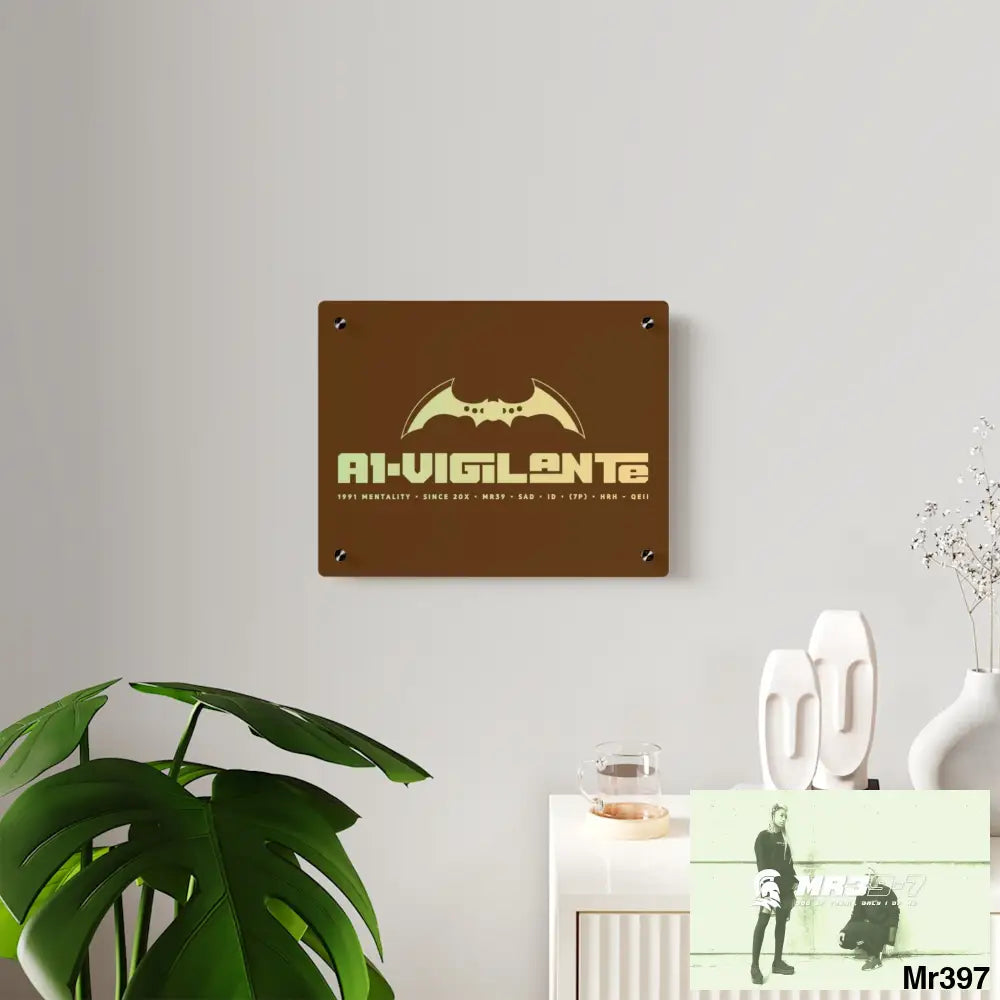 A1-Vigilante Acrylic Wall Art Panels Home Decor