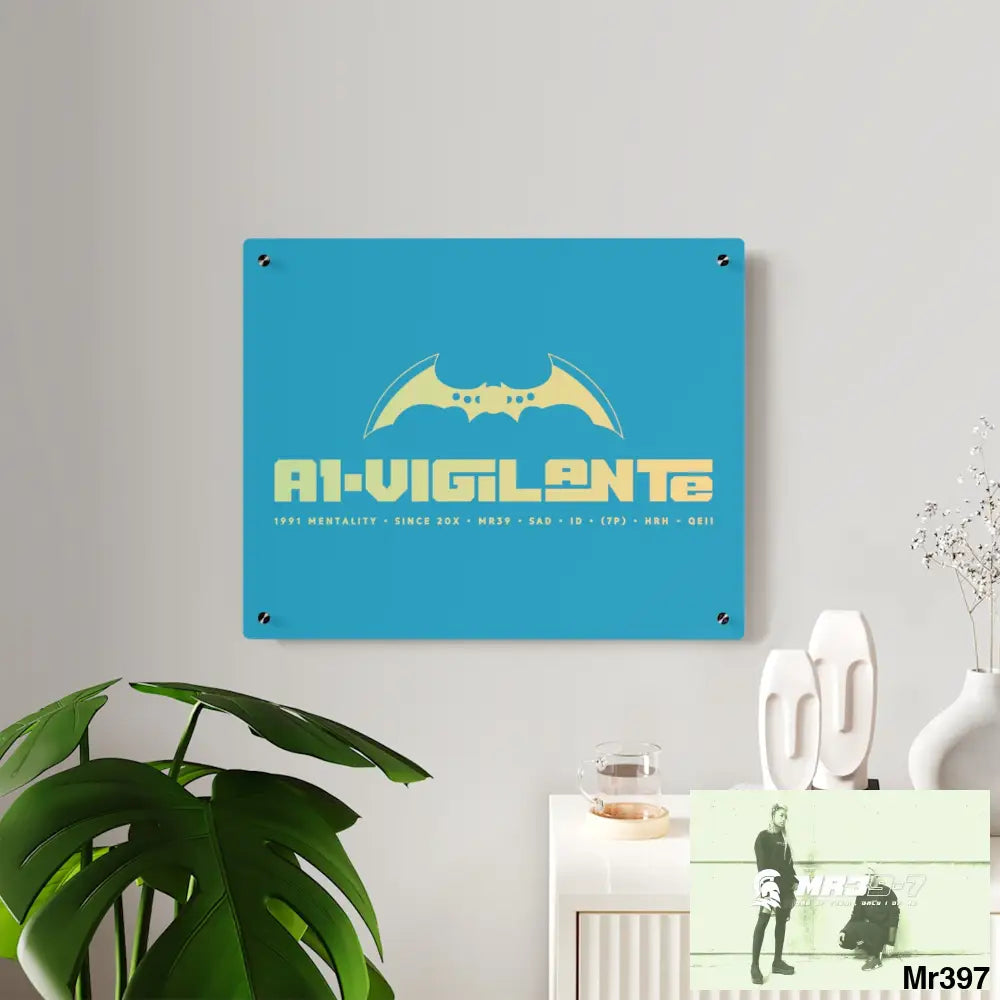 A1-Vigilante Acrylic Wall Art Panels Home Decor