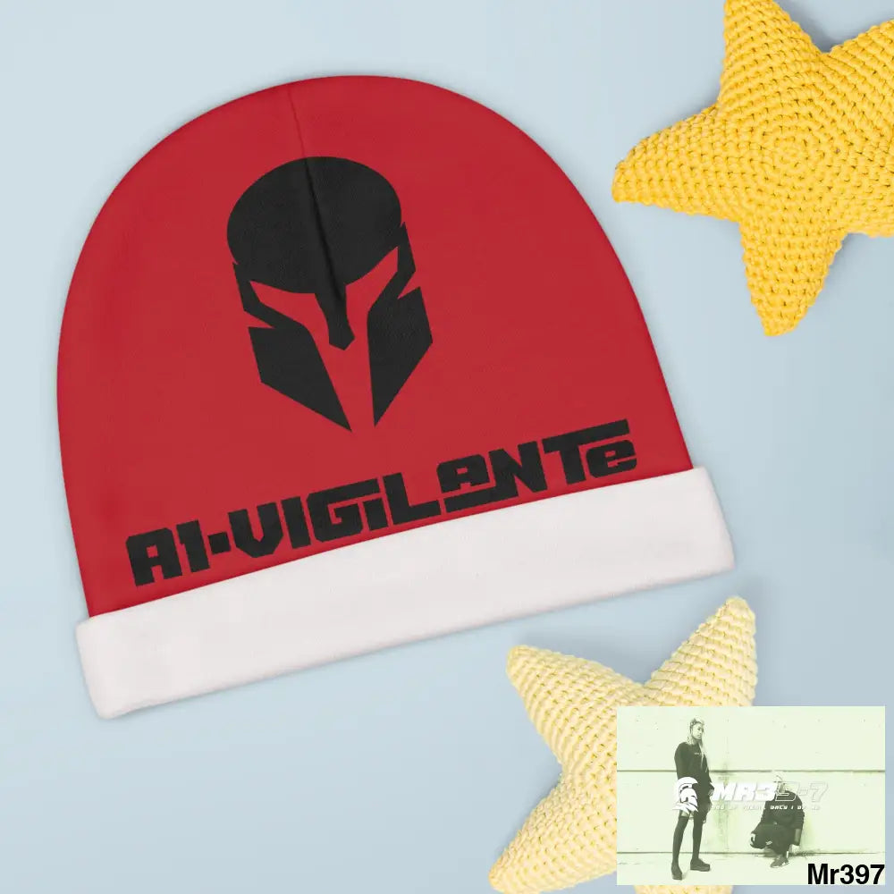 A1-Vigilante Baby Beanie (AOP) One size / White All Over Prints