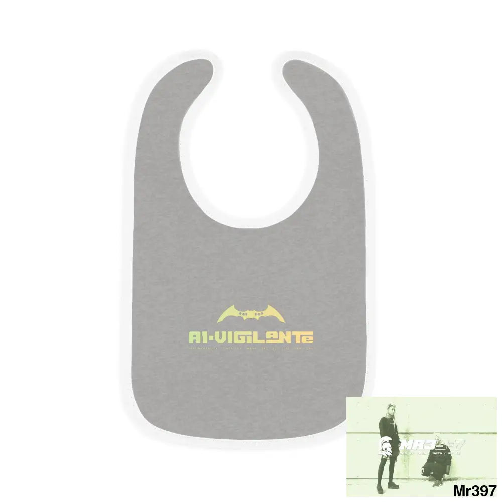 A1-Vigilante Baby Contrast Trim Jersey Bib Kids clothes