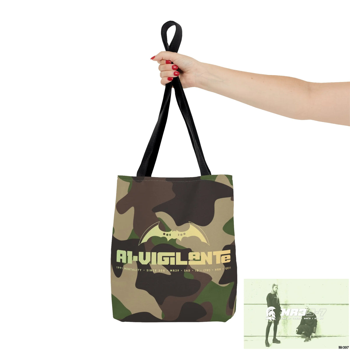 A1- Vigilante Camo Tote Bag (AOP) Bags
