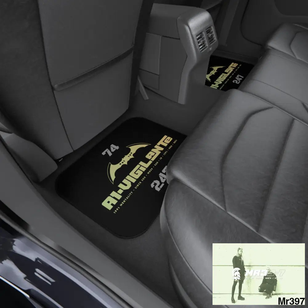 A1-Vigilante Car Mats (2x Rear) 2x Rear mats Accessories