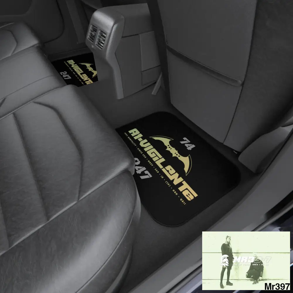 A1-Vigilante Car Mats (2x Rear) 2x Rear mats Accessories