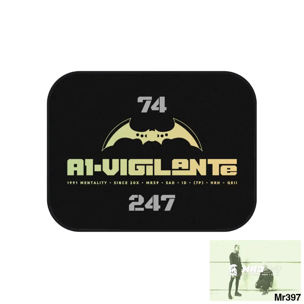 A1-Vigilante Car Mats (2x Rear) 2x Rear mats Accessories