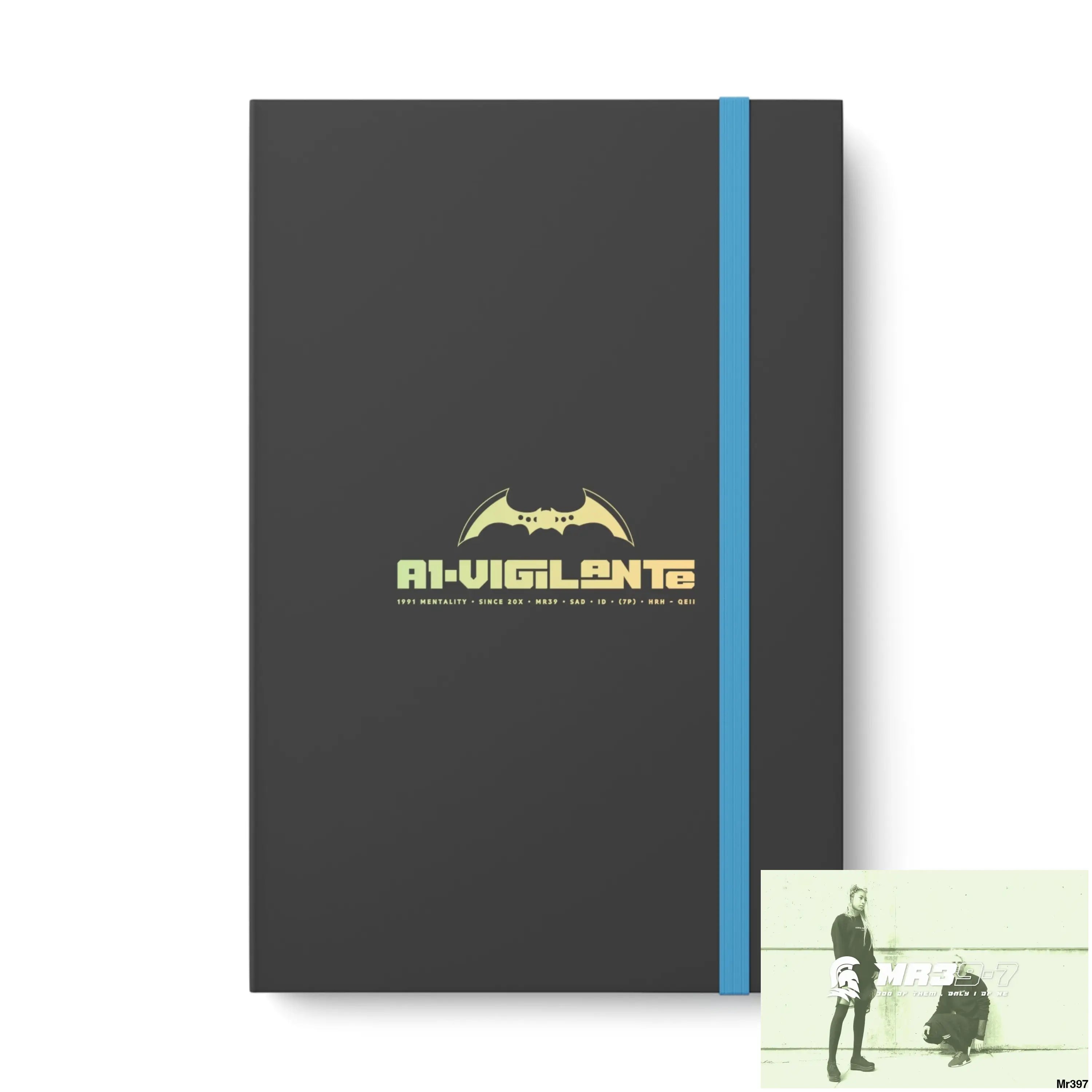 A1-Vigilante Color Contrast Notebook - Ruled 5.5’’ x 8.25’’ / Blue / Ruled line Paper products
