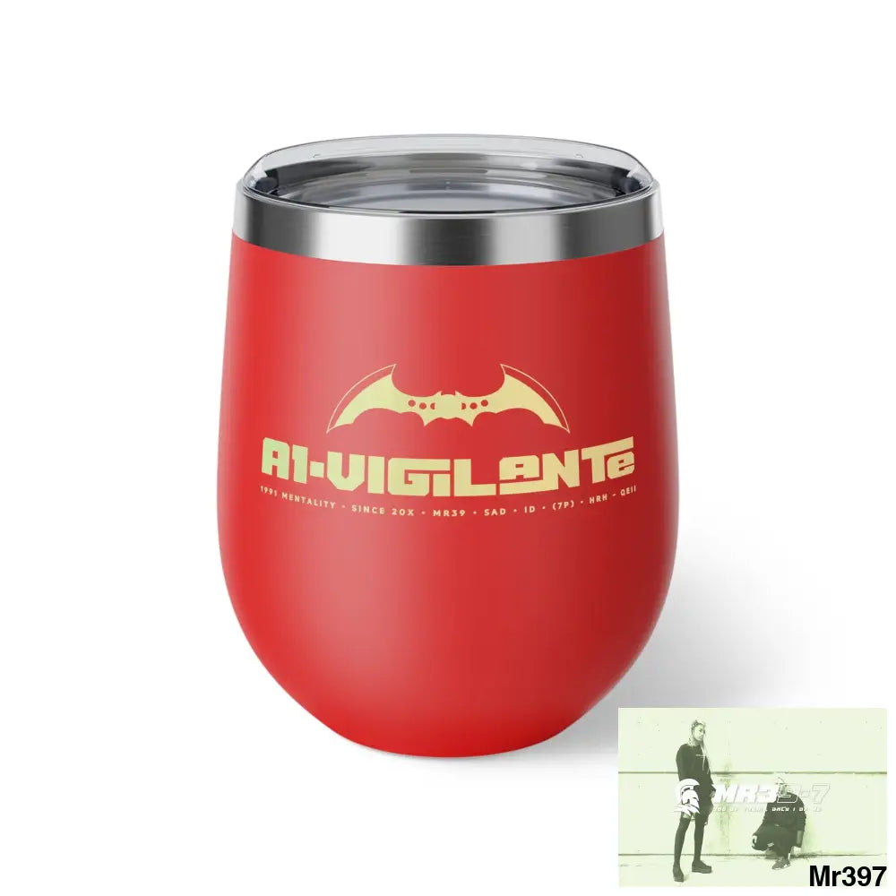 A1-Vigilante Copper Vacuum Insulated Cup 12oz Red / 12oz Mug