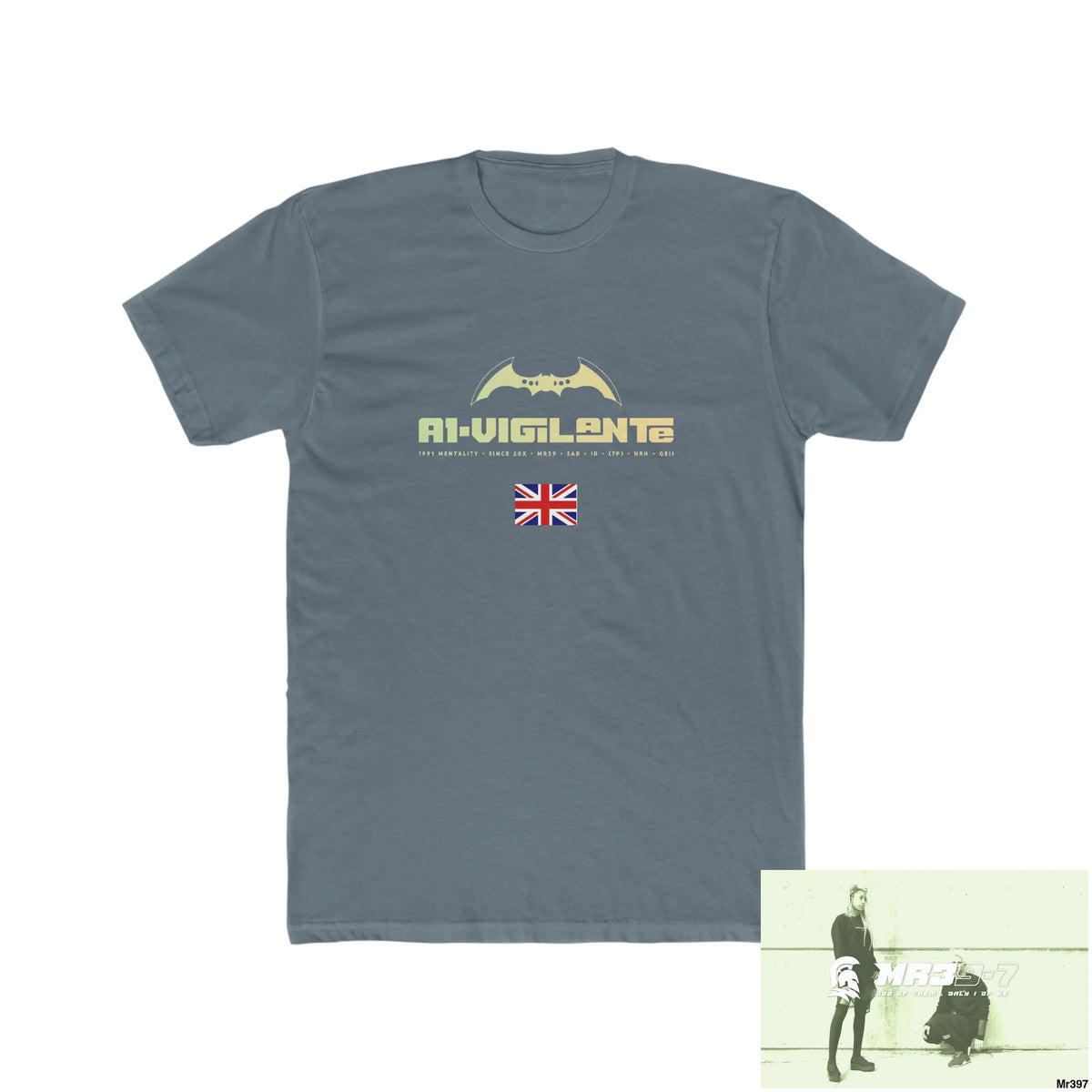 A1-Vigilante Dahab 2014 in blind The 130 Million Crew Men’s Cotton Crew Tee Solid Indigo / S T-Shirt