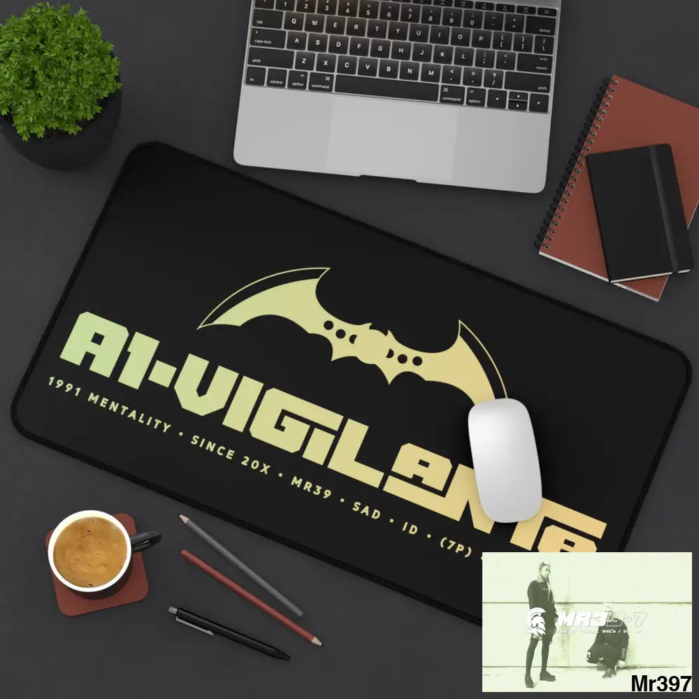 A1-Vigilante Desk Mat Home Decor