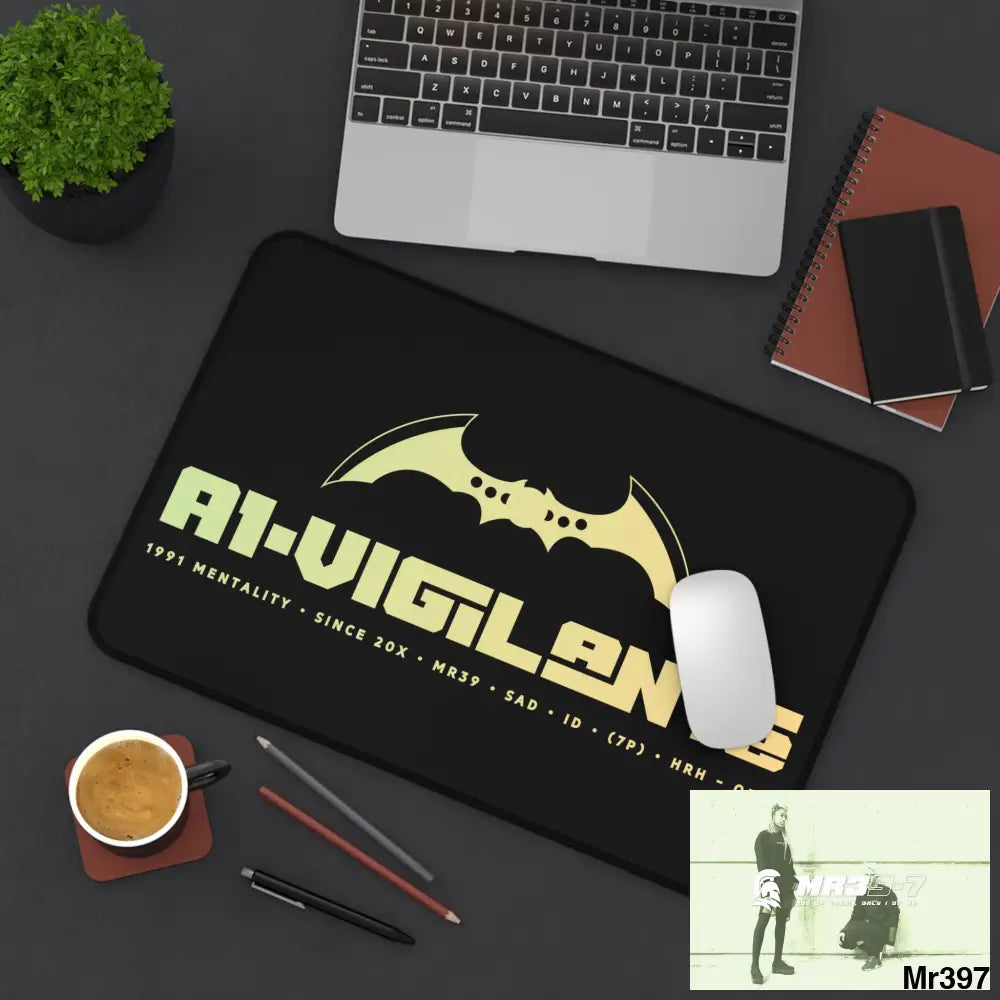 A1-Vigilante Desk Mat Home Decor