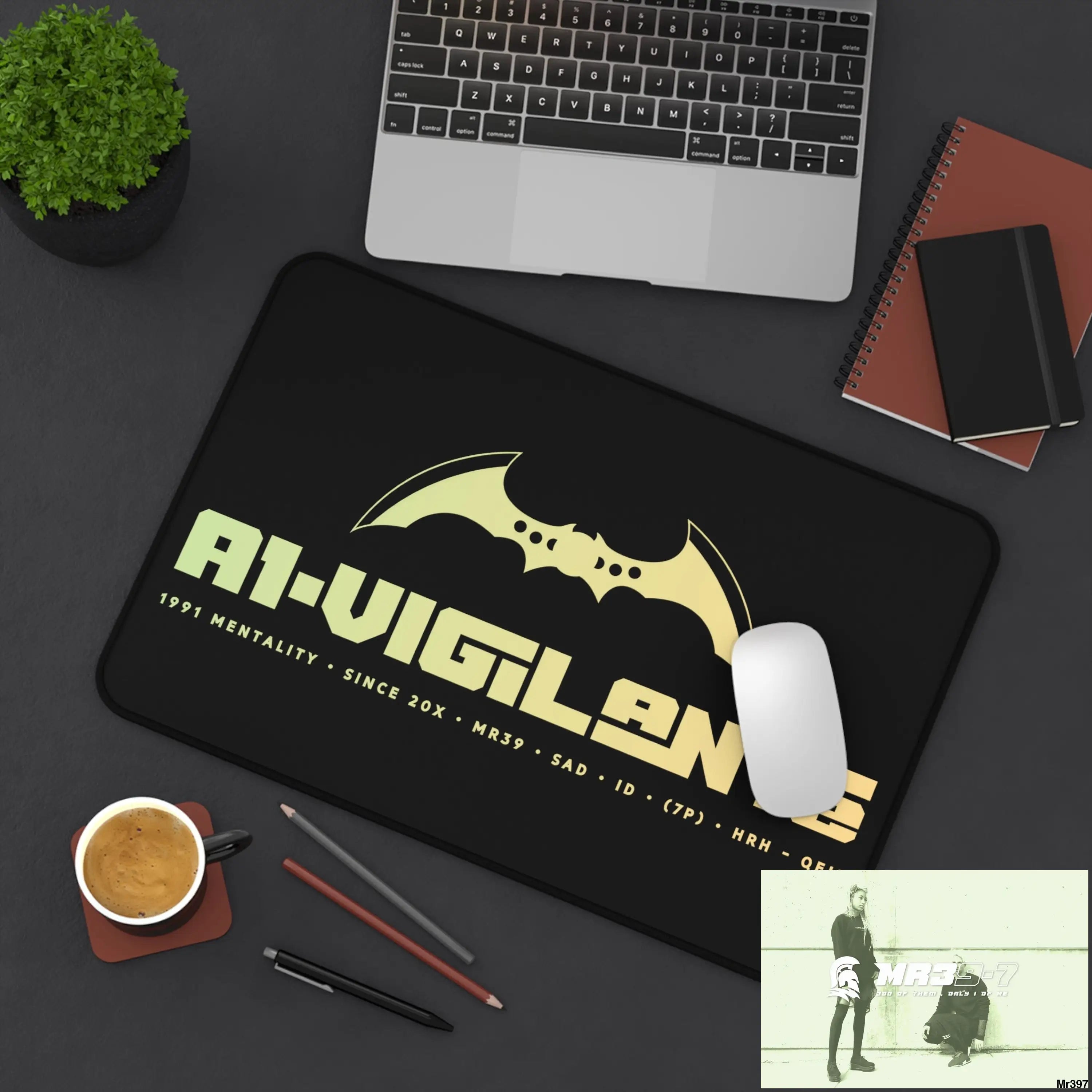 A1-Vigilante Desk Mat Home Decor