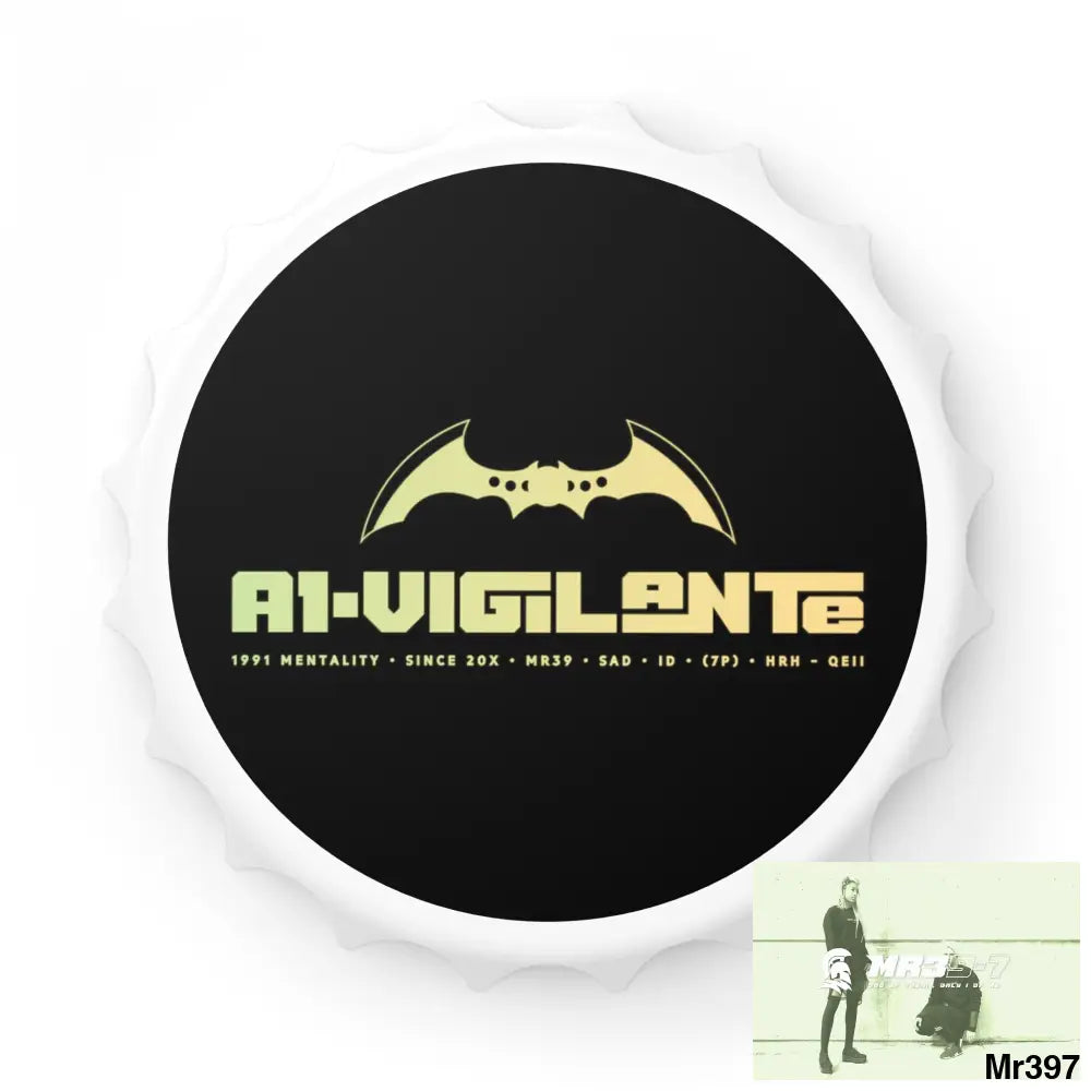 A1- Vigilante Edition Bottle Opener One size / White Accessories