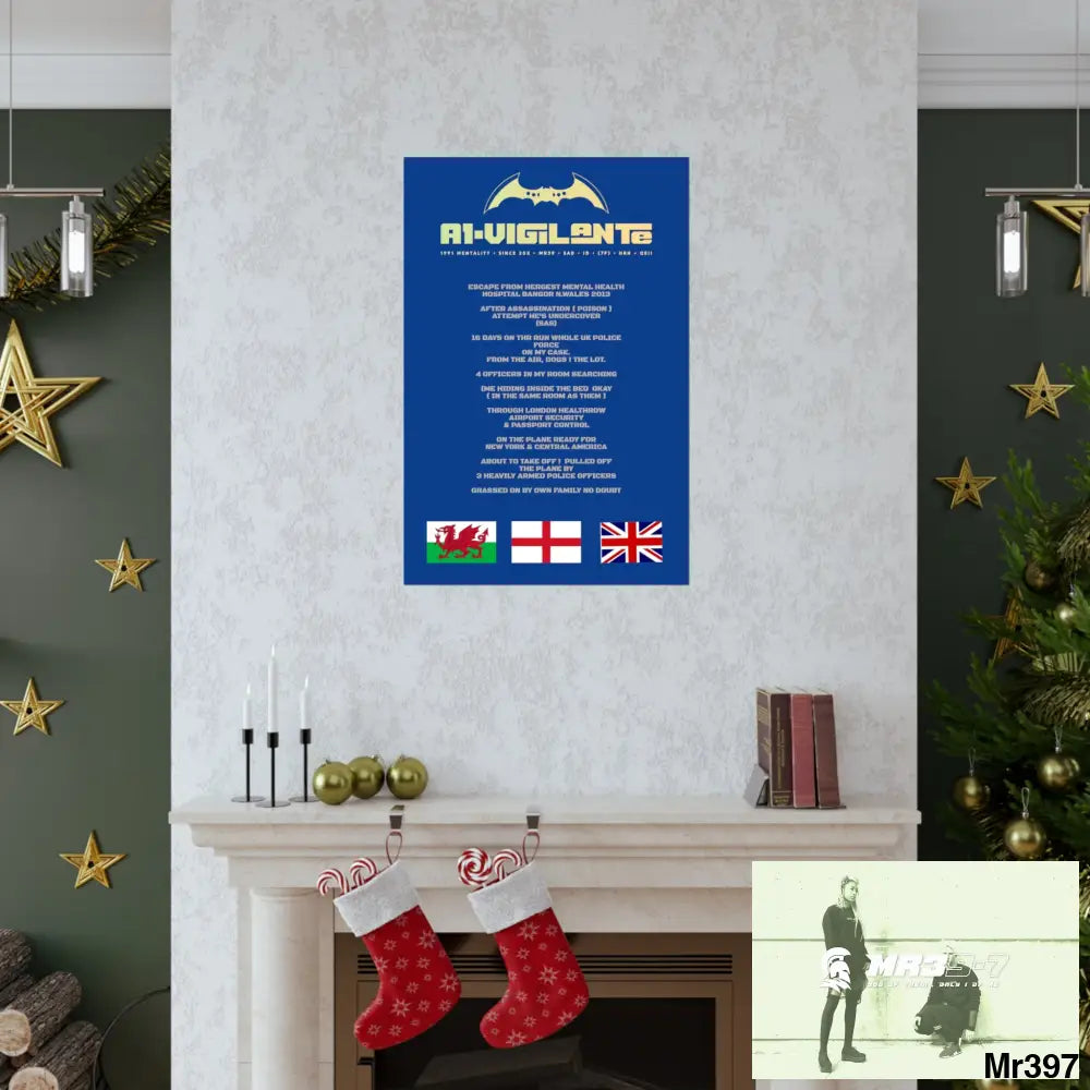 A1-Vigilante Escape from Hergest MH Hospital 2013 Matte Vertical Posters Poster