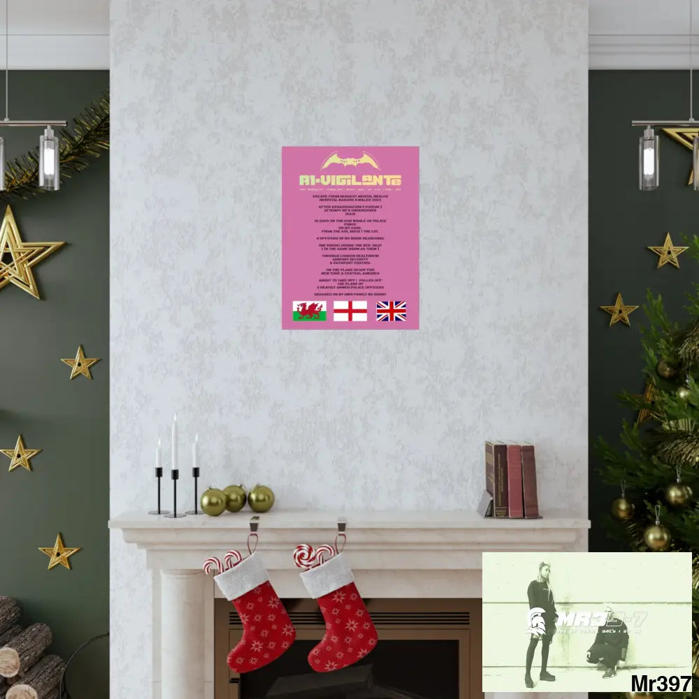 A1-Vigilante Escape from Hergest MH Hospital 2013 Matte Vertical Posters Poster