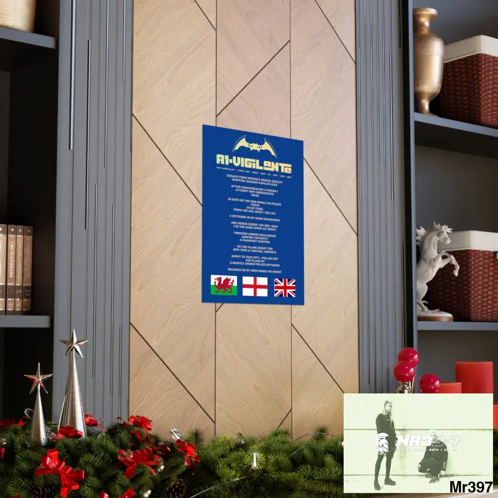 A1-Vigilante Escape from Hergest MH Hospital 2013 Matte Vertical Posters Poster