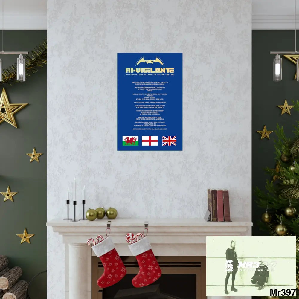 A1-Vigilante Escape from Hergest MH Hospital 2013 Matte Vertical Posters Poster