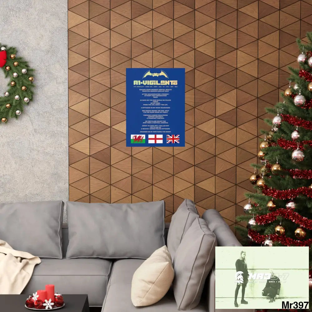 A1-Vigilante Escape from Hergest MH Hospital 2013 Matte Vertical Posters Poster