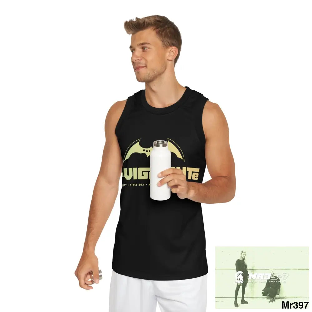 A1- Vigilante - Faith over fear Unisex Basketball Jersey (AOP) All Over Prints