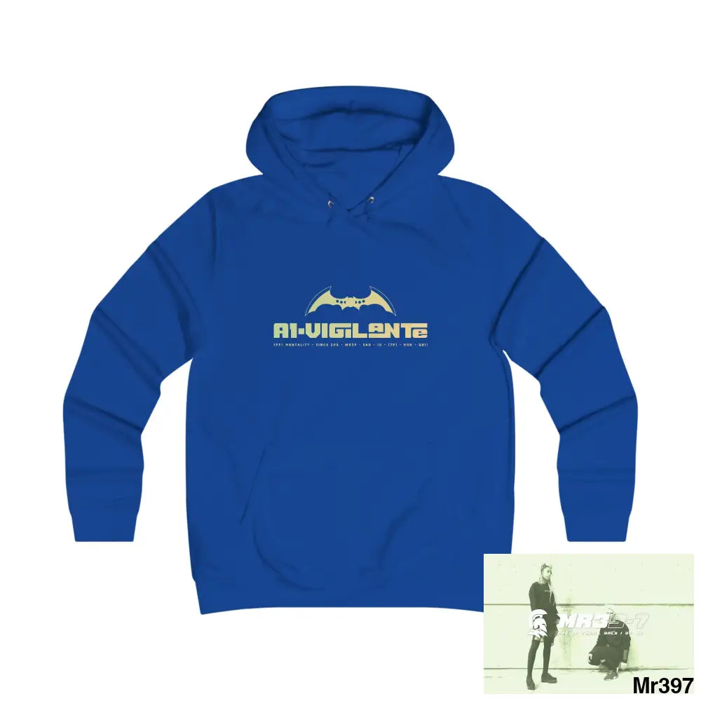A1-Vigilante Girlie College Hoodie S / Royal Blue Hoodie
