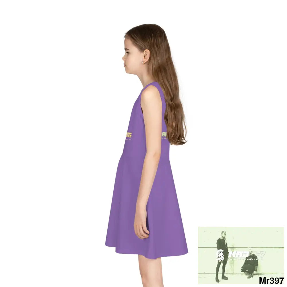 A1-Vigilante Girls Sleeveless Sundress (AOP) All Over Prints