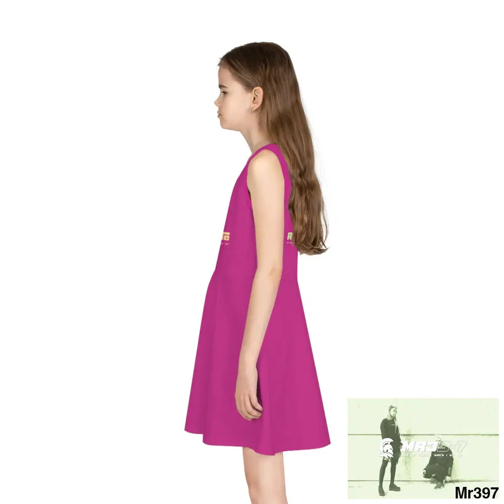 A1-Vigilante Girls Sleeveless Sundress (AOP) All Over Prints