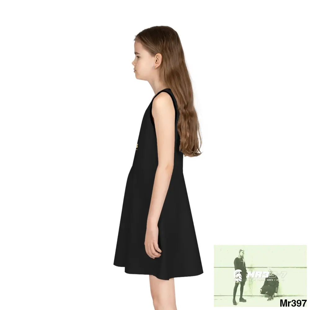 A1-Vigilante Girls Sleeveless Sundress (AOP) All Over Prints