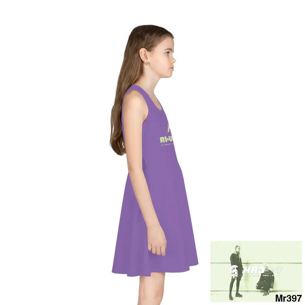 A1-Vigilante Girls Sleeveless Sundress (AOP) All Over Prints
